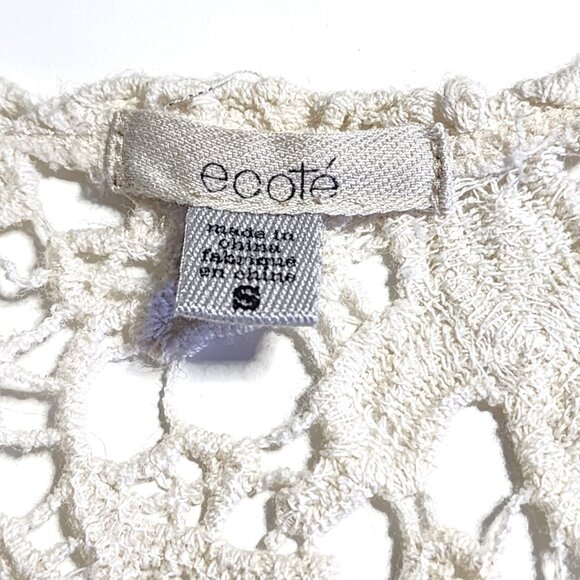 Urban Outfitters Ecoté cream crochet tank top - Picture 5 of 10